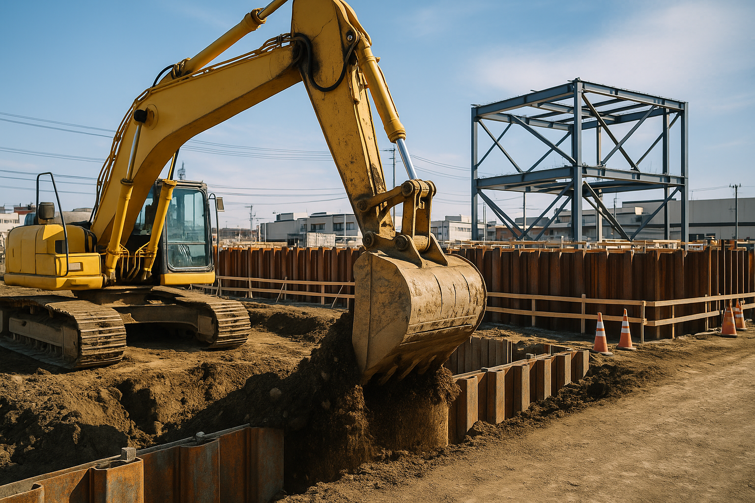 土木工事の現場